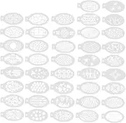 BATHVEVE 42Pcs Reusable Face Painting Stencils Creative Body Painting Templates for DIY Art for Halloween Parties Festivals and Performance Makeups