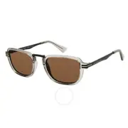 Prive' Revaux Polarized Bronze Rectangular Men's Sunglasses