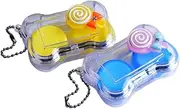 [Ipetboom] 2 Sets Case Eyes Lens Organizer Pocket Lens Holder Travel Must Haves Eye Glass Case Lens Holder Transparent Case Lens Storage Case Plastic Random Color