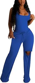 [Nimsruc] Women's Sexy 2 Piece Outfits Clubwear Summer Chiffon Dress Floral Sleeveless Crop Tops and Maxi Skirt Sets