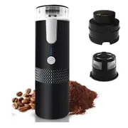 Electric Espresso Coffee Machines, 6oz Single Serve Mini Coffee Maker with Cup, Automatic Brew for Camping Travel Car Hiking Office