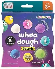 Chuckle & Roar - Whoa Dough Cosmic Colors - Tactile Kids Dough - Fun Arts and Crafts Time for Preschoolers - Safe Formula for Kids - Ages 3 and Up