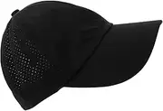 [BESPORTBLE] Breathable Adjustable Baseball Cap for Outdoor Activities Lightweight Sun Hat for Fishing Hiking and Camping Fashionable Unisex Design with Fine Workmanship Black