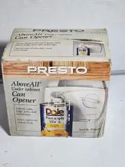 Presto AboveAll Under Cabinet Automatic Can Opener - White