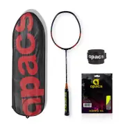 Apacs Lethal 9 Power (Black Orange) Badminton Racket - 4UG1 85g Racket