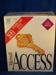 NOS Vintage 1992 Microsoft Access Database 5.25" Disks