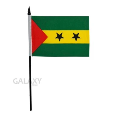 "4x6" Sao Tome and Principe Flag / Desk Flag / Stick Flag