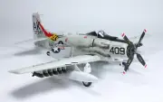 PreSale US Navy A-1H Skyraider Vietnam war 1:48 Pro Built Model