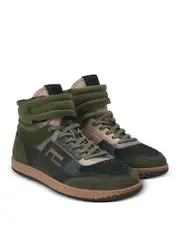 Balmain Men's Swan Mid Top Sneakers