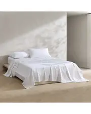 Calvin Klein 300 Thread Count Airy Botanical Cotton Sateen Sheet Set