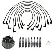 ACDelco Ignition Kit Distributor Rotor Cap Wire Spark Plugs for GMC Buick Chevy