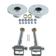 3 Stud Front Wheel Hub Stub Axle Steering Spindle For Go Kart 6'' Tyre ATV Quad