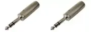 (2 PacK) ProCraft (PC-ADT016-2X) 1/4" Stereo TRS to XLR Male Adapter (Balanced)