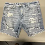 New American Eagle Ne(x)t Level Stretch Low Rise Shortie Shorts Size 8 -29 Waist