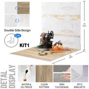 2pcs Backdrops Boards 3D Paper Background Photography Studio Prop Tabletop Photo
