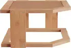 2-Tier Bamboo Corner Shelf for Kitchen or Bathroom Cabinet, Countertop, Cupboard