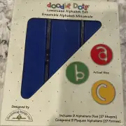 Sizzix Alphabars Doodle Dots Lowercase Alphabet Set Dies #38-1098