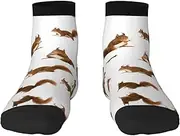 [pvinnk] Cute Squirrel Print Functionality Socksing Adult Socks For Workout Winter Warmth And Everyday Wear
