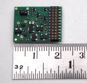 DCC decoder, TCS EU821, 21 pin 8 Function, HO/OO Scale decoder