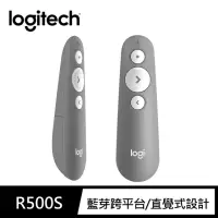 在飛比找momo購物網優惠-【Logitech 羅技】R500s 簡報器(灰色)