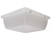 LED Garage Wall light, 23 watt, 1900 lumens, 120 volt, Frosted Prismatic Acrylic