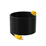 75 Feet NEMA L5-30P/L5-30R Generator Extension Cords，3 Prong Heavy Duty,