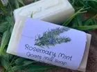 Rosemary Mint Lavender Goats Milk Soap, Pure Goats Milk Soap, Hand Made Soap