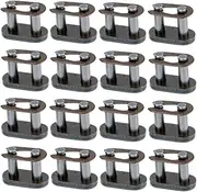 Mikinona 16pcs Chain Joint Buckle for Quick Release Durable Roller Chain Links Compatible with Various Vehicle Models Easy Installation for Atv Motorcycle and Bike