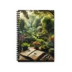 Botanical Garden Spiral Notebook - For Nature Lovers, Plant Parenting, Gardening