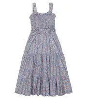 [The New Society] The New Society Albertina cotton dress Y 8 blue