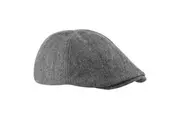 Beechfield Unisex Ivy Flat Cap / Headwear (Grey) (One Size)