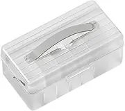Vaguelly Portable Cord Organizer Box Two Electronics Storage Case for Cables Chargers and Accessories Transparent Design for Quick Access and Clutter Living