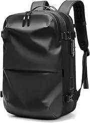 Vacuum Backpack - 60L Expandable Back Pack with Vacuum Compression, Waterproof Compression Travel Backpack with TSA Lock, Carry On Vacpack Back Pack for Travel (25L-60L)