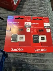 2- SanDisk ImageMate 1-512GB & 1-256 SD microSDXC UHS-I Memory Cards
