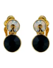 [Barcs] Twinkle Pop Clip On Earrings in Black