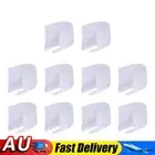 10pcs Plastic Ink Blending Brush Cap Painting Flat Brushes Head Cover Case Caps
