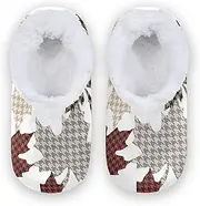 [Caihoyu] Slipper for Kids Girls Boys Coral Fleece Non-Slip Lightweight House Slipper Socks Home Indoor