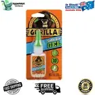 Gorilla Super Glue Gel 15g Fast Dry Clear Strong Adhesive Anti-Clog Cap GG41008