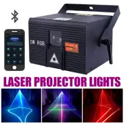 App Edit Remote 5W RGB iLDA DMX Animation Stage Projector Laser Lighting