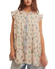 Free People Sundown Floral Mini Dress