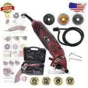 Professional Circular Saw with 3 Carbide Blades - Portable & Versatile Tool Set