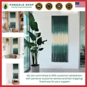 Ombre Macrame Wall Hanging - Elegant Handmade Fiber Art for Living Spaces