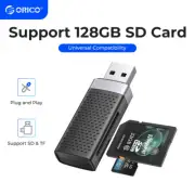 ORICO 2-in-1 USB 2.0 SD TF Card Reader SDHC/SDXC/microSD/MicroSDHC USB3.0 5Gbps