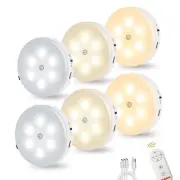Puck Lights with Remote Control, Magnetic & Cordless Under Cabinet Lighting, ...