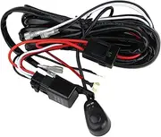 Labymos Professional Wing Harness Kit Loom for LED Work Driving Light Bar with Fuse Relay 12V 40A