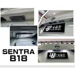 小傑車燈精品-全新 NISSAN SENTRA B18 20 21 年 ALTIMA LED 白光 牌照燈 車牌燈