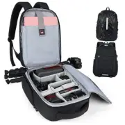 Camera Bag Professional Camera Backpack for DSLR SLR Mirrorless Medium Black