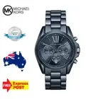 NEW MICHAEL KORS BRADSHAW MK6248 NAVY BLUE WOMENS CHRONOGRAPH QUARTZ WATCH