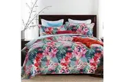 100% Cotton Lightly Quilted Coverlet Set Samoana Queen 230 x 250 cm