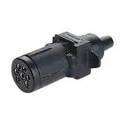 Narva 7 Pin Small Round Plastic Plug